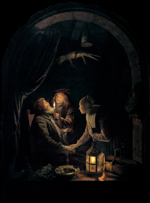 Zahnarzt bei Kerzenlicht (1660-65), Fort Worth/ Texas, Kimbell Art Museum