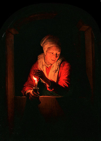 Alte Frau mit Kerze, Kln, Wallraf-Richartz Museum