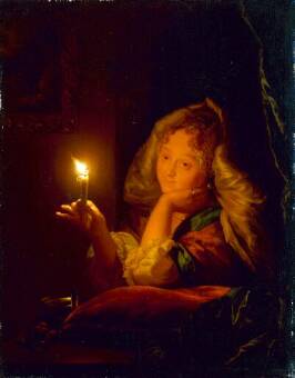 Ein Mdchen mit brennender Kerze, Dresden, Staatliche Kunstsammlungen 