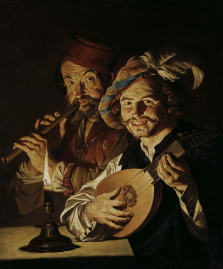Der Lautenspieler und der Fltenspieler (1640-50), Wien, Liechtenstein Museum