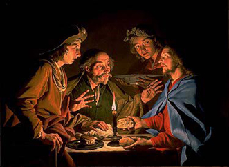 The Supper at Emmaus (ca. 1633-1639), Madrid, Museo Thyssen-Bornemisza